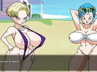 Super Slut Z Tournament 2 [Dragon Ball Hentai enjoyment Parody] Ep.2 android 18 sex against her doppleganger